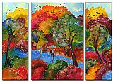 Landscape Canvas Paintings - Autumn Wind